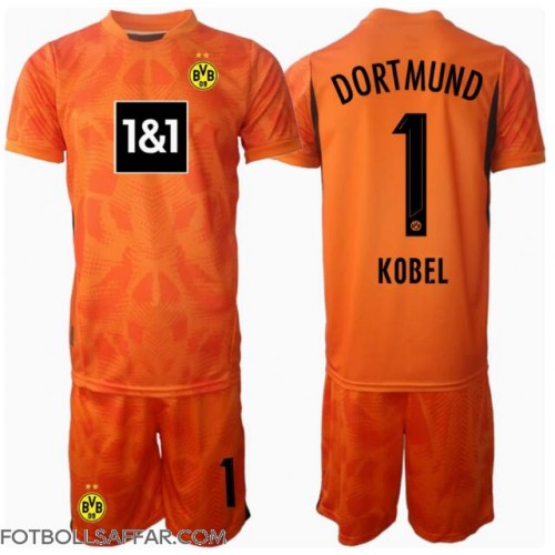 Borussia Dortmund Gregor Kobel #1 Målvakt Tredje Dräkt Barn 2024-25 Kortärmad (+ Korta byxor)
